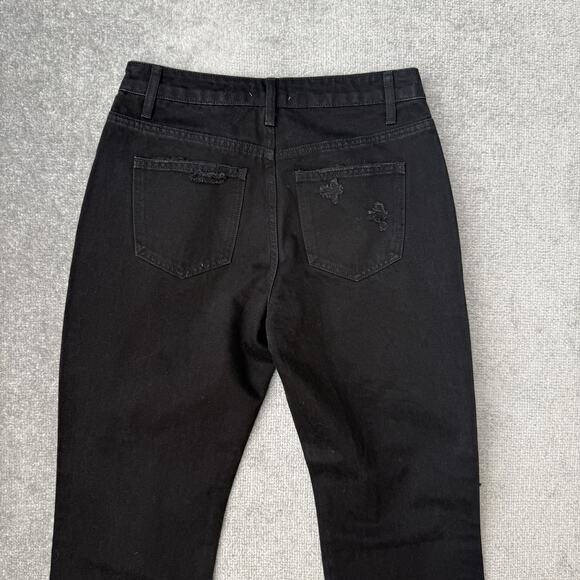 Altar'd State Jeans Womens 27 Ceros Distressed High Rise Straight Leg Ripped - Picture 10 of 11